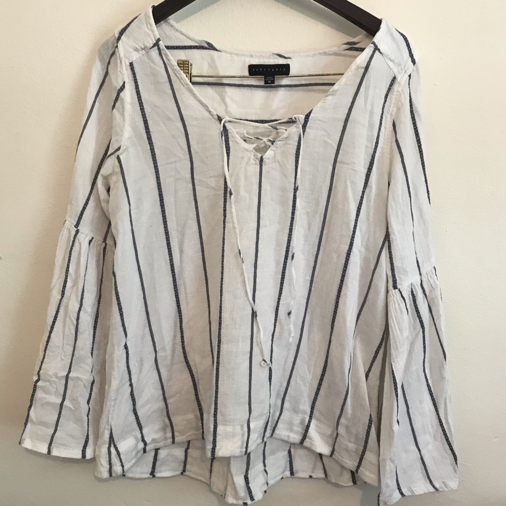 Cotton peasant blouse